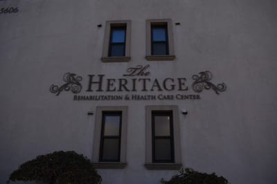 Exterior signage of The Heritage Rehabilitation Center