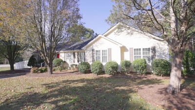 Exterior view of a well-maintained assisted living home.