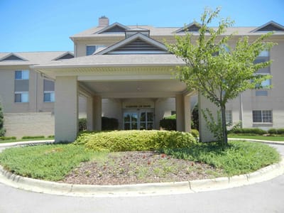 Front view of Garden of Hope facility entrance