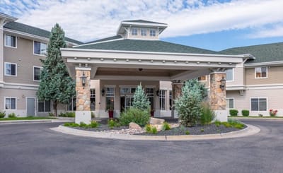 Exterior view of Hawthorn Court entrance