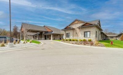 Exterior view of Hawthorn Court facility