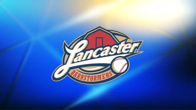 Logo of the Lancaster Barnstormers baseball team.