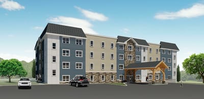 Exterior view of Hadley Villas facility