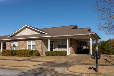 Exterior view of Solstice Apartments facility
