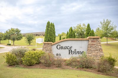 Exterior sign of Grace Pointe facility