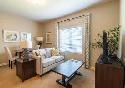Cozy interior of a resident's living space