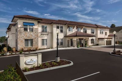 Exterior view of Kensington Place Redwood City facility