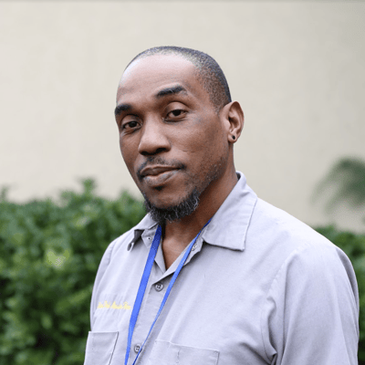 Staff member in a nursing home setting
