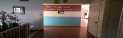 Interior view of the Foothills Adult Care Home lobby