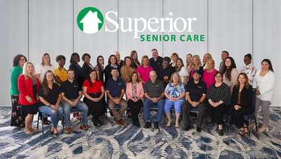 Group photo of staff at Superior Senior Care