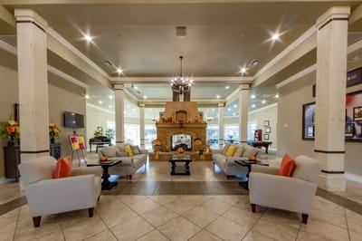 Interior common area with seating and decor