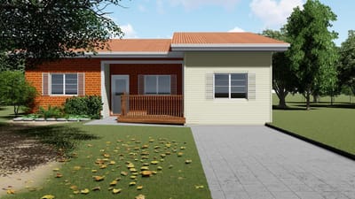 Exterior view of a residential assisted living building