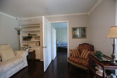 Interior view of a cozy resident room
