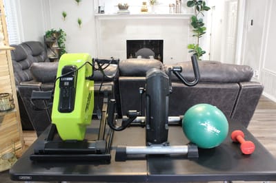Exercise equipment in a common area