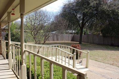 View of a quiet outdoor space at the facility