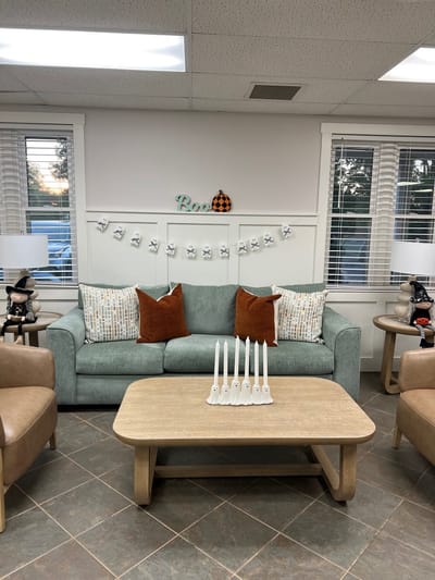 Interior common area with seating and decor