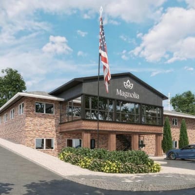 Exterior view of the Magnolia Healthcare facility