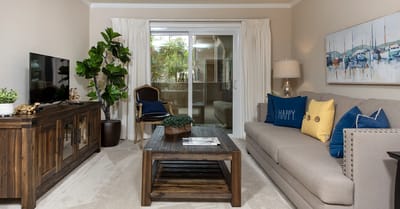Cozy living room area with comfortable furniture.