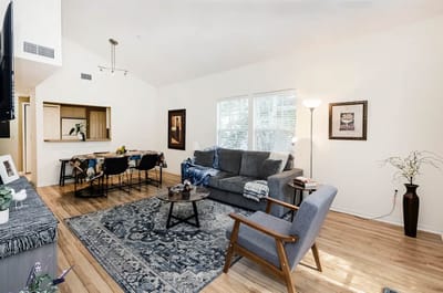 Welcoming interior space with comfortable furniture