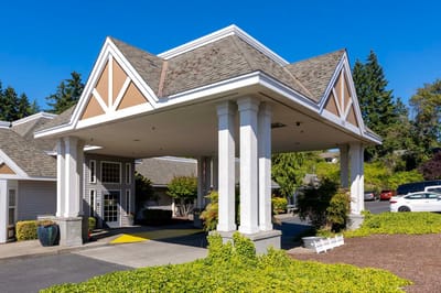 Front entrance of Belmont Terrace Nursing and Rehabilitation Center.