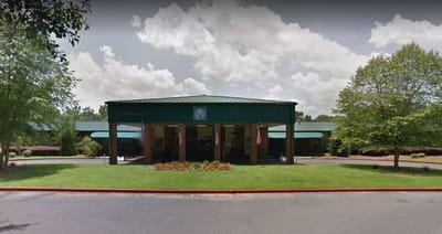 Front view of Brown Nursing Home's building.