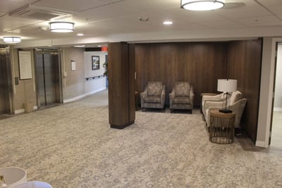 Interior common area with seating and decor