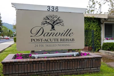 Facility sign displaying the name and services offered