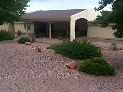 Exterior view of the Mountain View Manor facility
