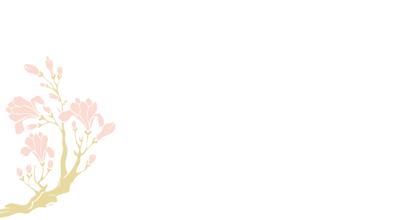 Abstract floral illustration with soft pink tones.