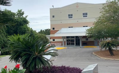 Exterior view of the assisted living facility