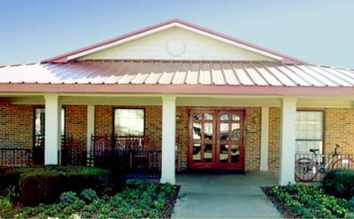 Front entrance of Village at Cook Springs