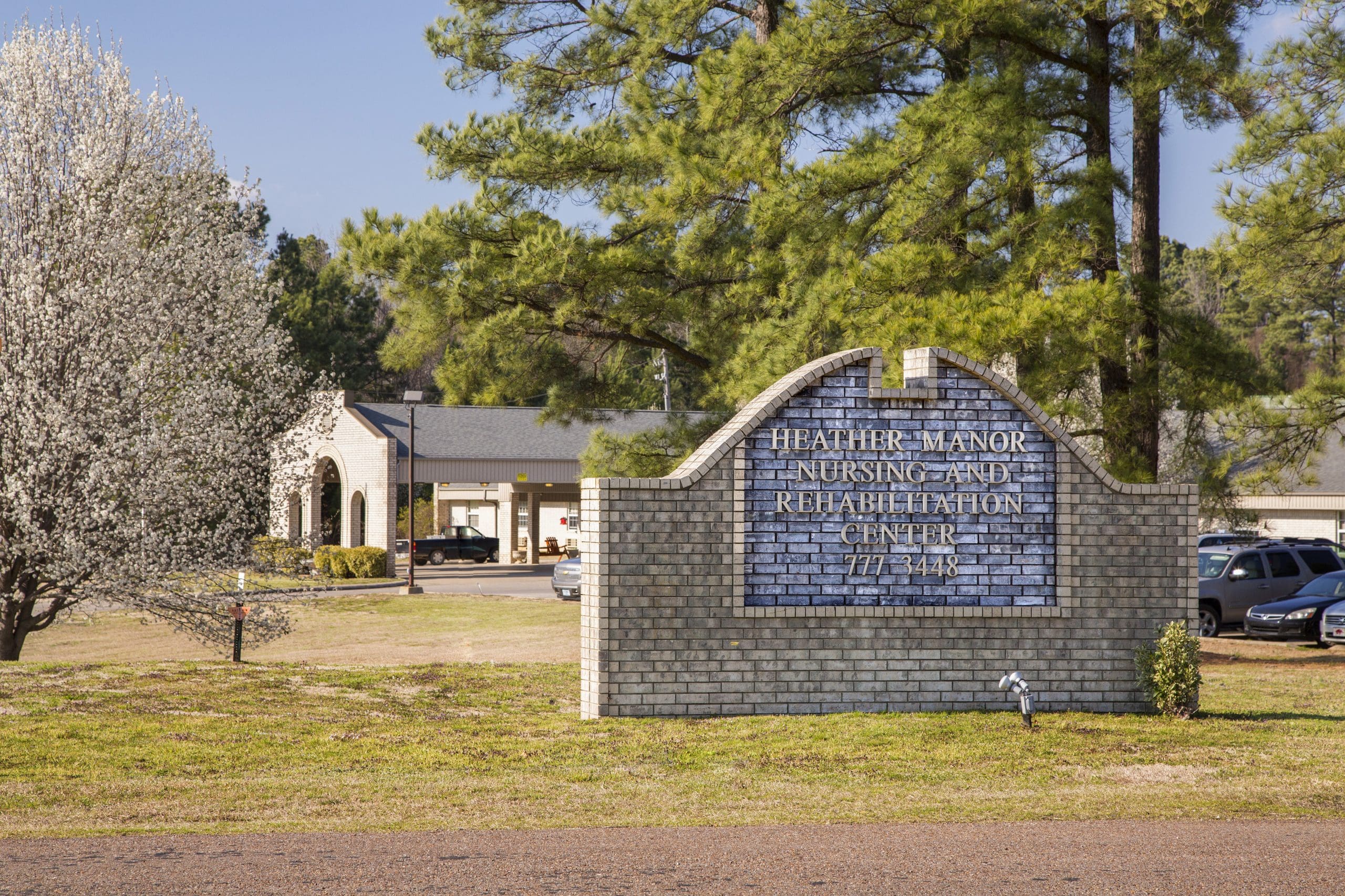 Exterior view of Heather Manor Nursing and Rehabilitation Center