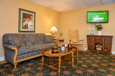 Cozy sitting area with furniture and welcoming decor