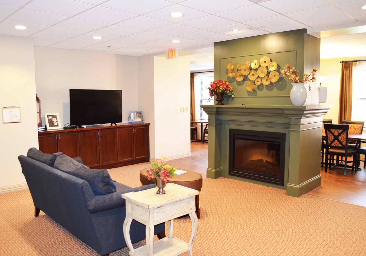 Cozy common area with comfortable seating