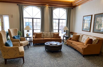 Cozy common area with comfortable seating