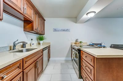 Well-equipped kitchen with modern appliances and decor