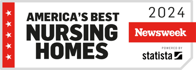 America's Best Nursing Homes 2024 award logo
