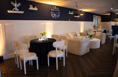 Interior common area with seating and decor