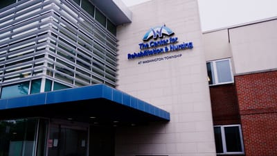 Exterior view of a rehabilitation and nursing center