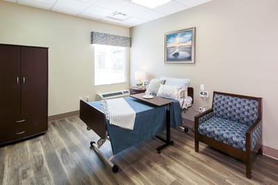 Cozy private resident room with modern amenities