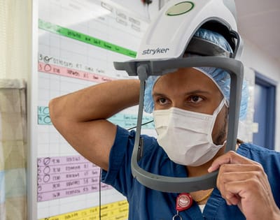 Bronxcare Special Care Center, Nursing Home in Bronx, NY — Medical professional preparing for a procedure in a clinic