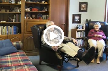 American Lutheran Home-Mondovi, Nursing Home in Mondovi, WI — Residents relaxing in armchairs in a cozy common room