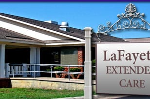 Lafayette Extended Care, Nursing Home in Lafayette, AL — Signage for Lafayette Extended Care senior living facility