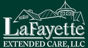 Lafayette Extended Care, Nursing Home in Lafayette, AL — Company logo with green background and white text