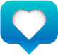 Fort Valley Health and Rehab, Nursing Home in Fort Valley, GA — Heart icon on a teal background