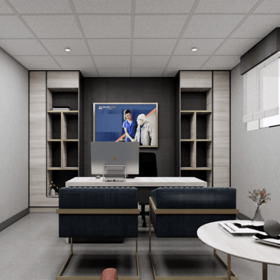 Modern office interior in an assisted living facility