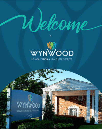 Wynwood Rehabilitation And Healthcare Center, Nursing Home in Cinnaminson, NJ — Welcome sign outside Wynwood Rehabilitation and Healthcare Center