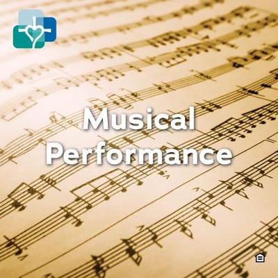 Sheet music for a musical performance