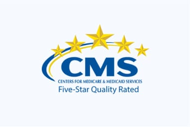 Morristown Post Acute Rehab And Nursing Center, Nursing Home in Morristown, NJ — CMS Five-Star Quality Rating logo with stars