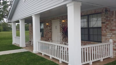 Exterior view of the porch area at Parsons House La Porte